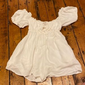 Urban outfitters peasant romper,xs
